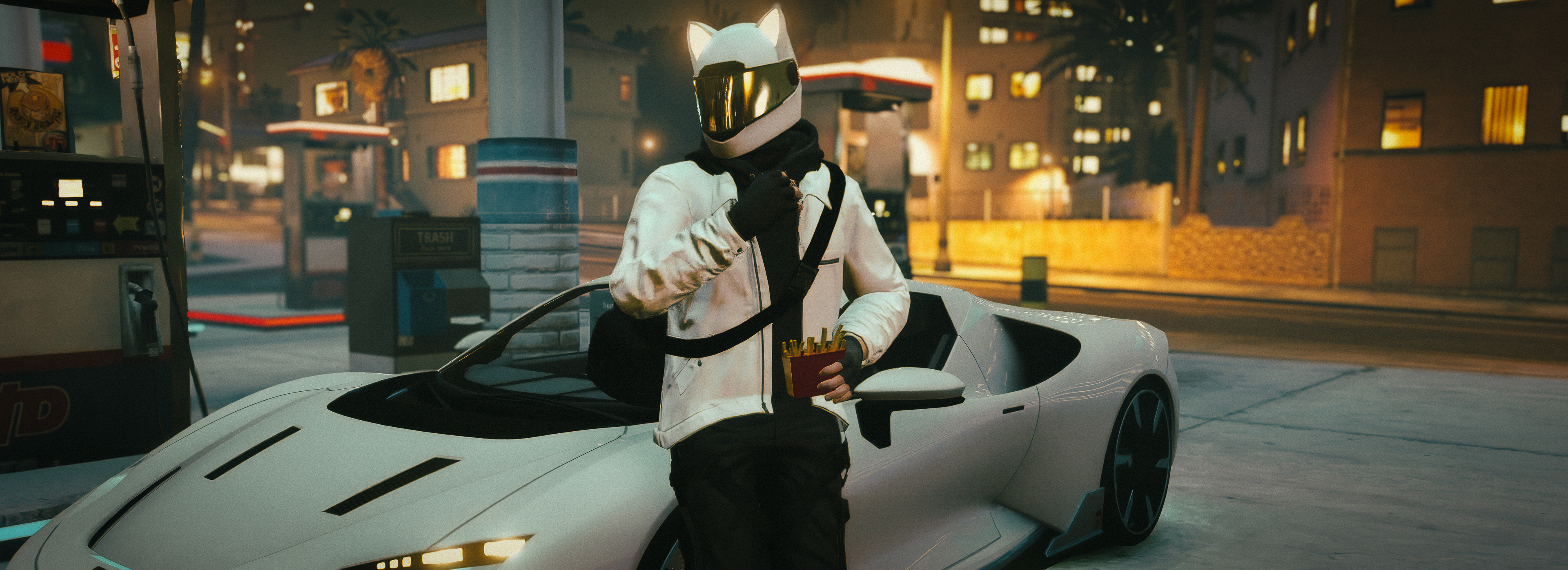 Test City araç ve ekip sahnesi